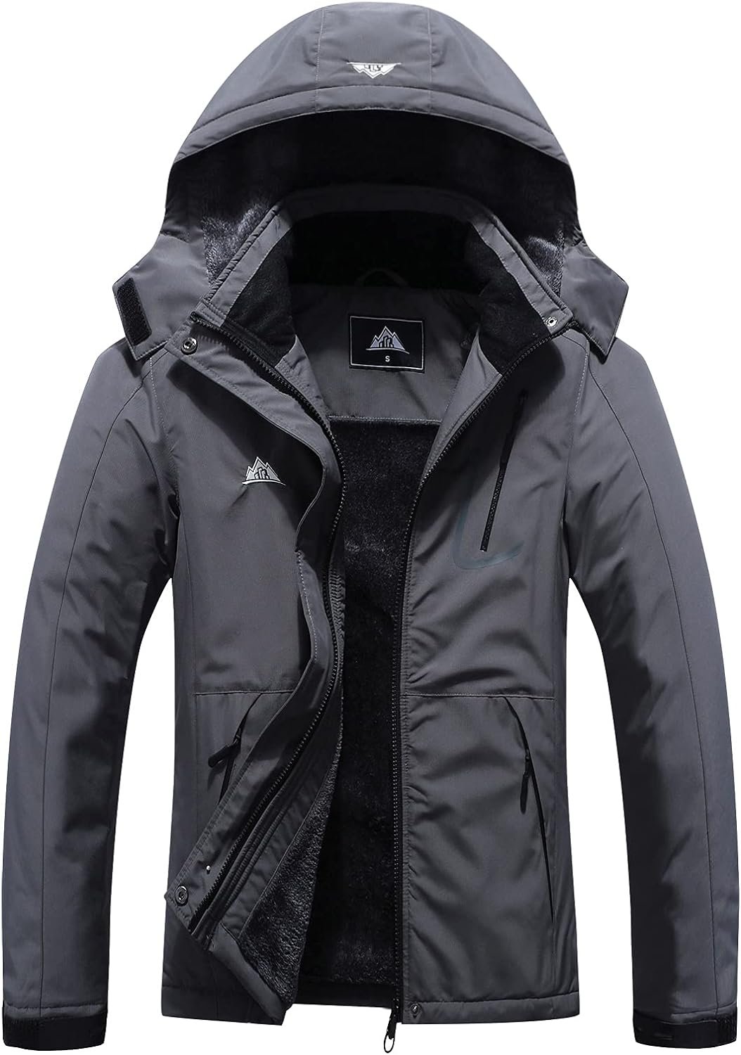 Womens Mountain Waterproof Ski Jacket Windproof Rain Windbreaker Winter Warm Hooded Snow Coat