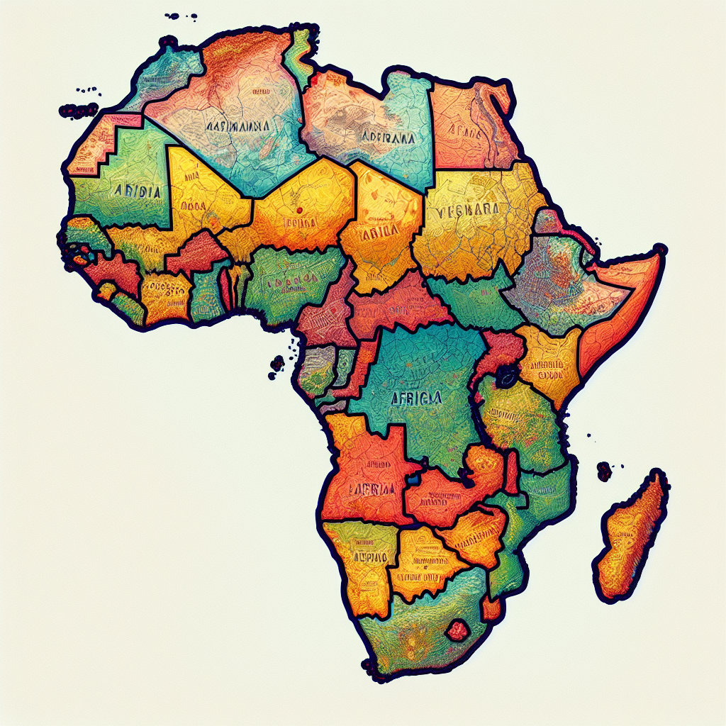 Africa Map Labeled Luxury Travel 🔹 Top Destinations For Luxurious Vacation Travel 0325