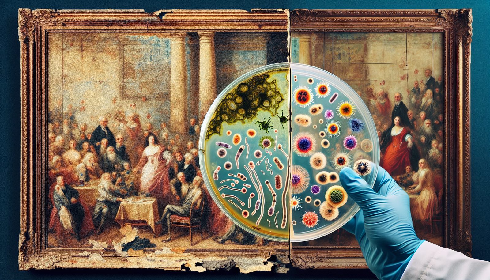 Microbial Art Restoration