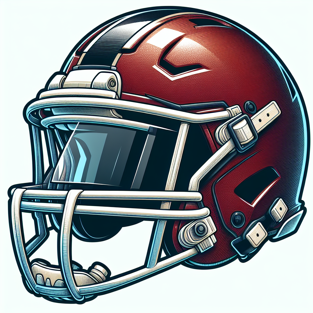 Step-by-step Guide: How to Draw a Football Helmet