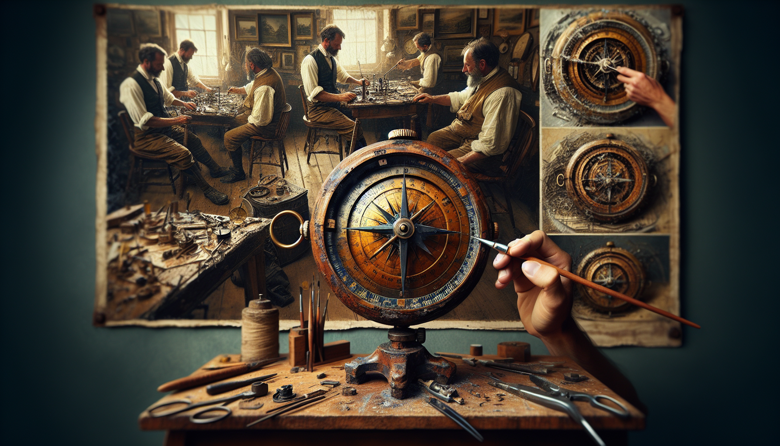 Antique Compass Restoration