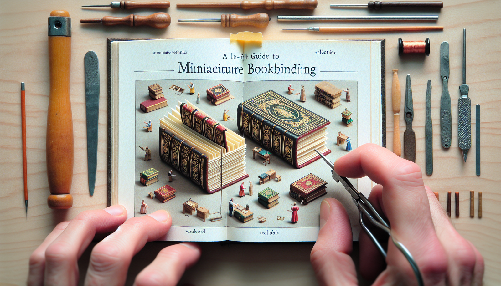 Mastering the Delicate Techniques of Miniature Bookbinding