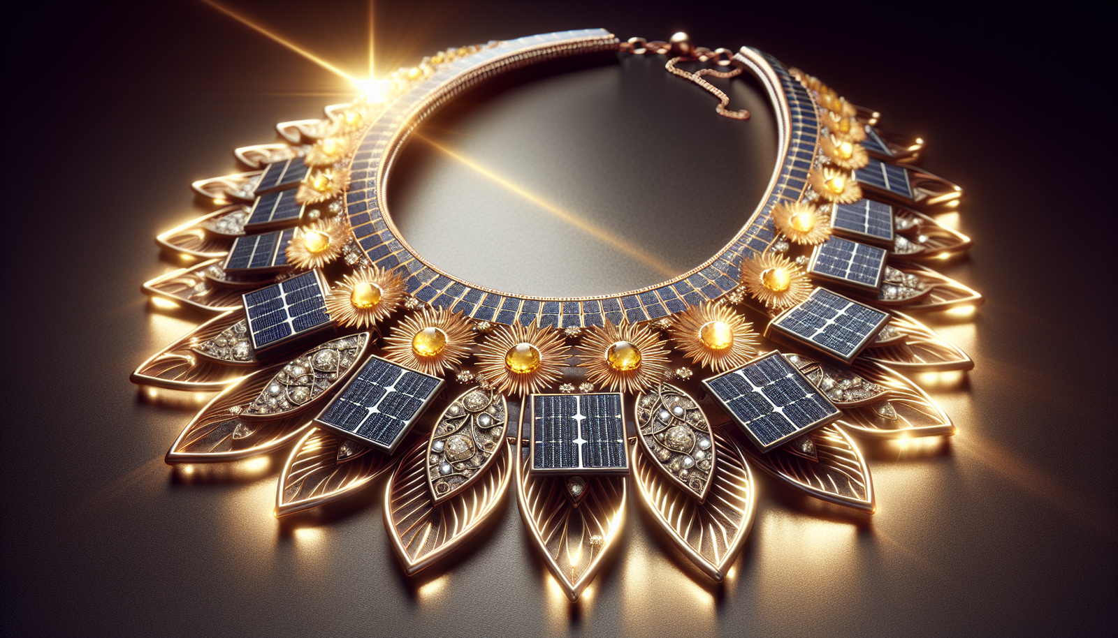 Solar-Powered Jewelry Design